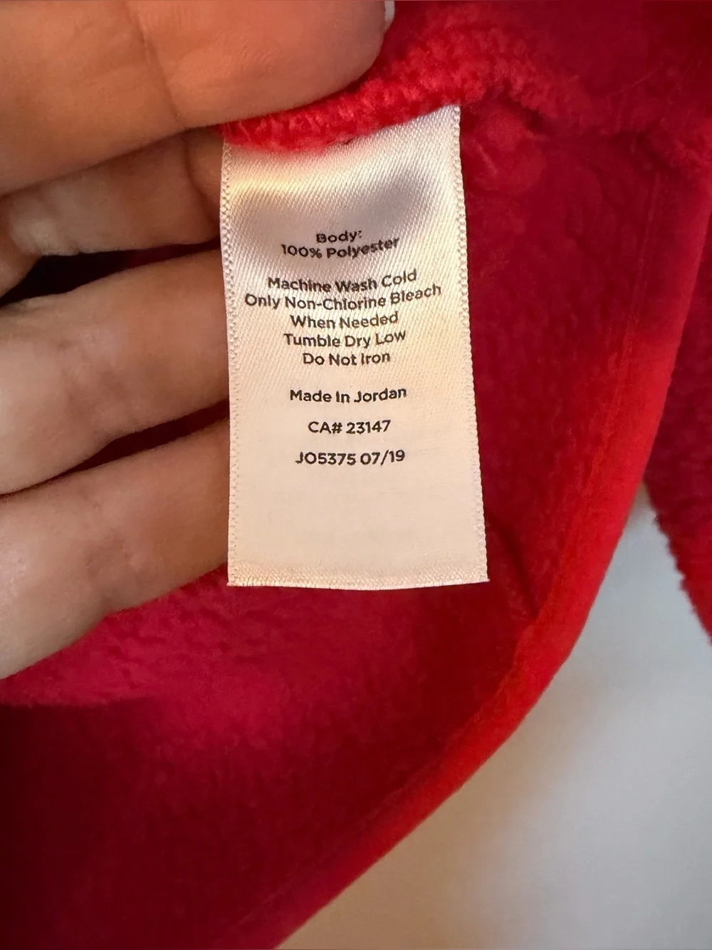 Talbots Cozy Red Sherpa Zip Jacket 1X